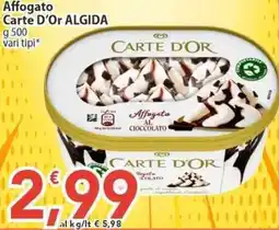 Sidis Affogato Carte D'Or ALGIDA offerta