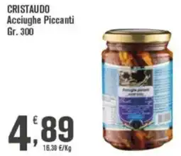 Conté Supermercati Cristaudo Acciughe Piccanti offerta