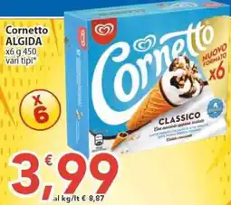 Sidis Cornetto Algida Classico offerta