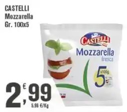 Conté Supermercati Castelli Mozzarella offerta