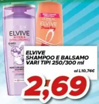 Elvive shampoo e balsamo