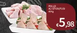 SpeSì Pollo ali stick/fusi offerta