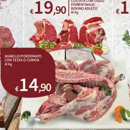 SpeSì Agnello porzionato con testa o corata offerta