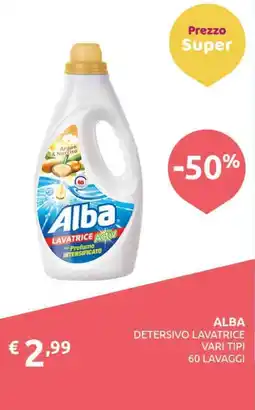 PiùMe Alba Detersivo Lavatrice offerta