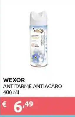 PiùMe Wexor antitarme antiacaro offerta