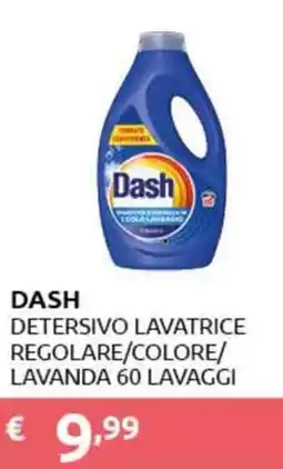 PiùMe Dash Detersivo Lavatrice Regolare/Colore/Lavanda offerta