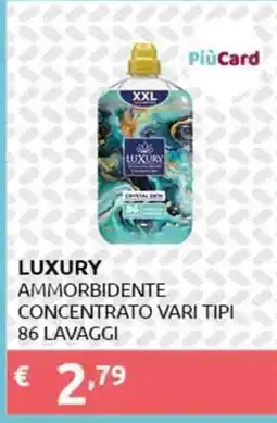 PiùMe Luxury ammorbidente concentrato vari tipi offerta
