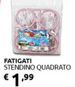 PiùMe Fatigati stendino quadrato offerta