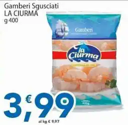 Sidis Gamberi Sgusciati La Ciurma offerta