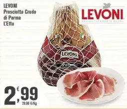 Conté Supermercati Prosciutto Crudo di Parma Levoni offerta
