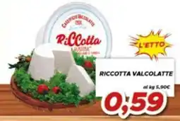 MA Supermercati Ricotta Valcolatte offerta