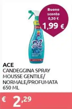 PiùMe Ace candeggina spray mousse offerta