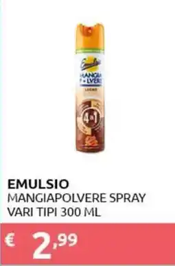 PiùMe Emulsio mangiapolvere spray offerta