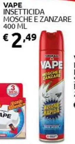 PiùMe Vape insetticida mosche e zanzare offerta