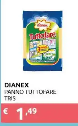 PiùMe Dianex Panno Tuttوفare Tris offerta