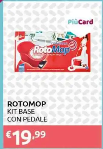 RotoMop kit base con pedale