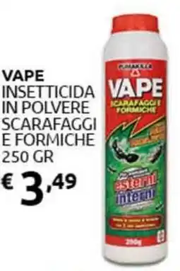 PiùMe Vape insetticide in polvere scarafaggi e formiche offerta