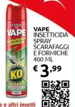 PiùMe Vape spray scarafaggi e formiche offerta