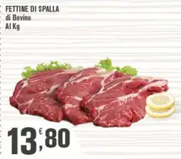 Conté Supermercati Fettine di spalla di bovino offerta