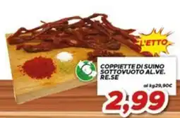 MA Supermercati Coppiette di suino sottovuoto al.ve. re.se offerta