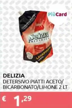 PiùMe Delizia detersivo piatti offerta