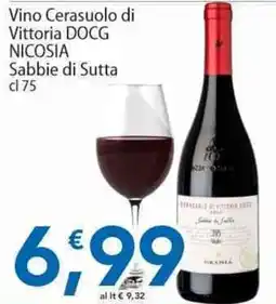 Sidis Vino Cerasuolo di Vittoria DOCG Nicosia offerta