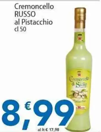 Cremoncello Russo al Pistacchio