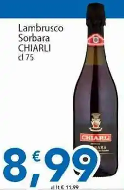 Sidis Lambrusco Sorbara Chiarli offerta
