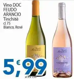 Sidis Vino DOC Feudo Arancio Tinchitè offerta