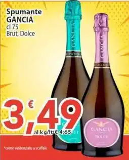 Sidis Spumante Gancia offerta