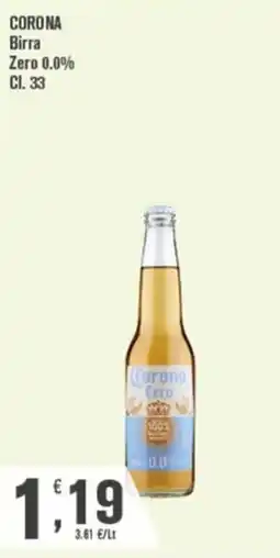 Conté Supermercati Corona Birra Zero offerta