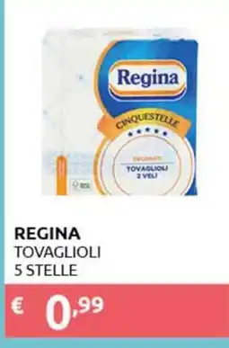 PiùMe Regina tovaglioli 5 stelle offerta