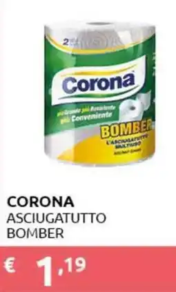 PiùMe Corona asciugatutto bomber offerta