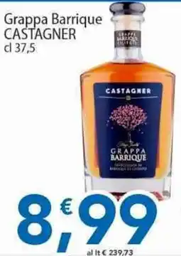 Sidis Grappa Barrique Castagner offerta