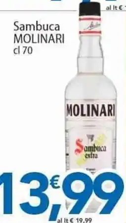 Sidis Sambuca Molinari offerta