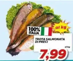 MA Supermercati Trota salmonata di Preci offerta