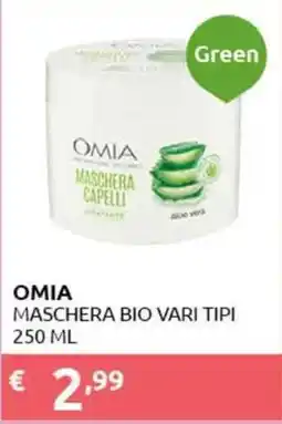 PiùMe Omia maschera bio vari tipi offerta