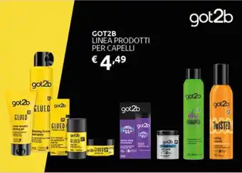 Got2b LINEA PRODOTTI PER CAPELLI