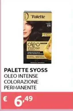 PiùMe Palette Syoss Oleo Intense Colorazione Permanente offerta