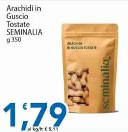 Sidis Arachidi in guscio tostate Seminalia offerta