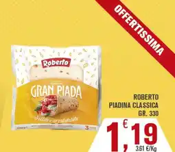 Conté Supermercati Roberto piadina classica offerta