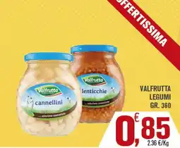 Conté Supermercati Valfrutta legumi offerta