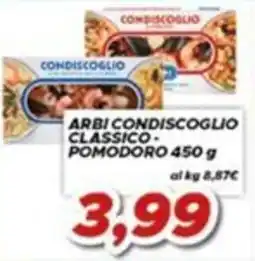 MA Supermercati Arbi Condiscoglio Classico - Pomodoro offerta