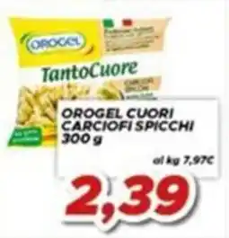 MA Supermercati Orogel cuori carciofi spicchi offerta