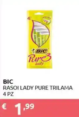 PiùMe BIC RASOI LADY PURE TRILAMA offerta