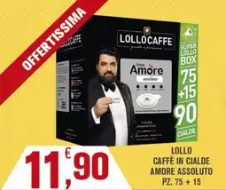 Conté Supermercati Lollocaffè caffè in cialde amore assoluto offerta