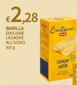SpeSì Barilla Emiliane Lasagne all'uovo offerta