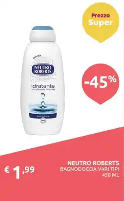 PiùMe Neutro Roberts bagnodoccia vari tipi offerta