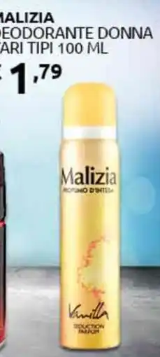 PiùMe Malizia deodorante donna offerta