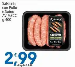 Sidis Salsiccia con Pollo e Suino Avimecc offerta